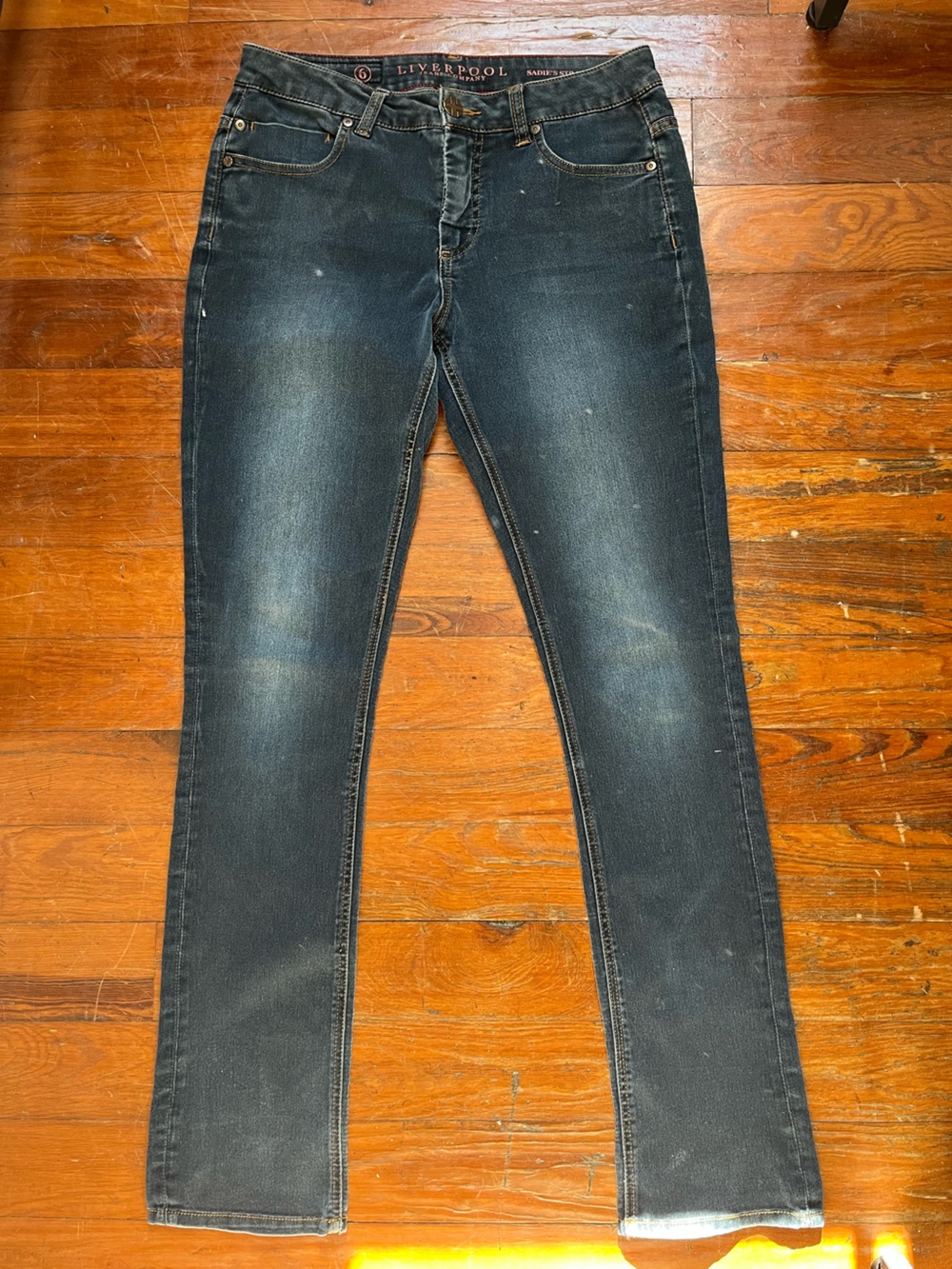 Liverpool Women’s Skinny Jeans with Faded Highlights